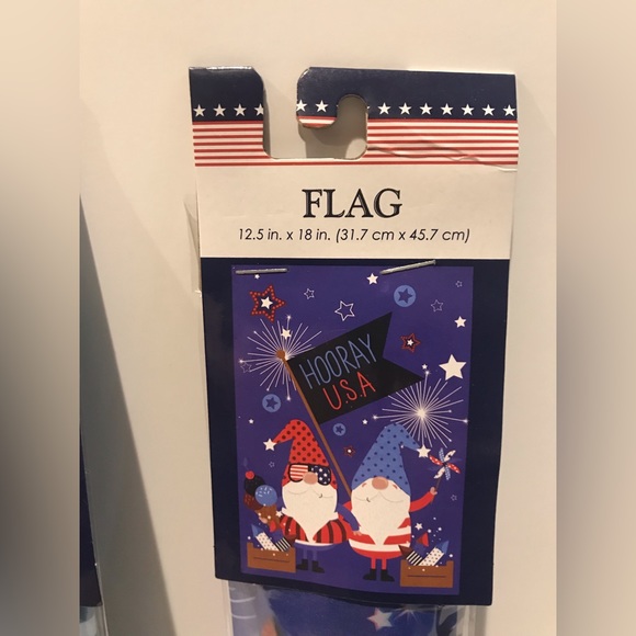 Wind Sock & Flag 2 Pcs Set- “Land of the Free because of the Brave” NWT - Picture 6 of 7